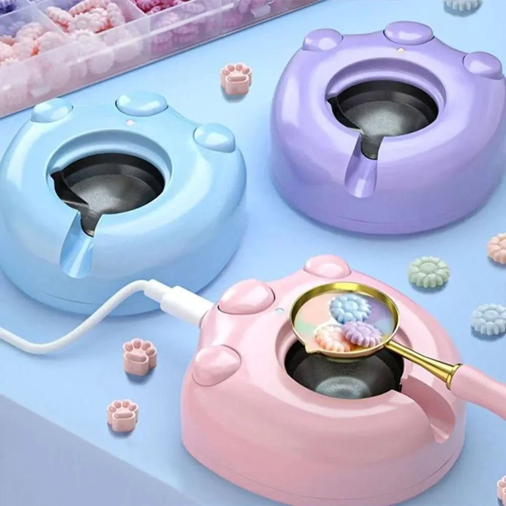 Electric Sealing Wax Furnace Cat Paw with Wood