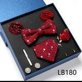 Luxury Quality Tie Set With Necktie Bowtie Pocket