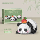 Mini 3D Animal Huahua Panda Building Blocks Model
