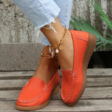 Casual Women's Shoes Women Design White Red Loafers