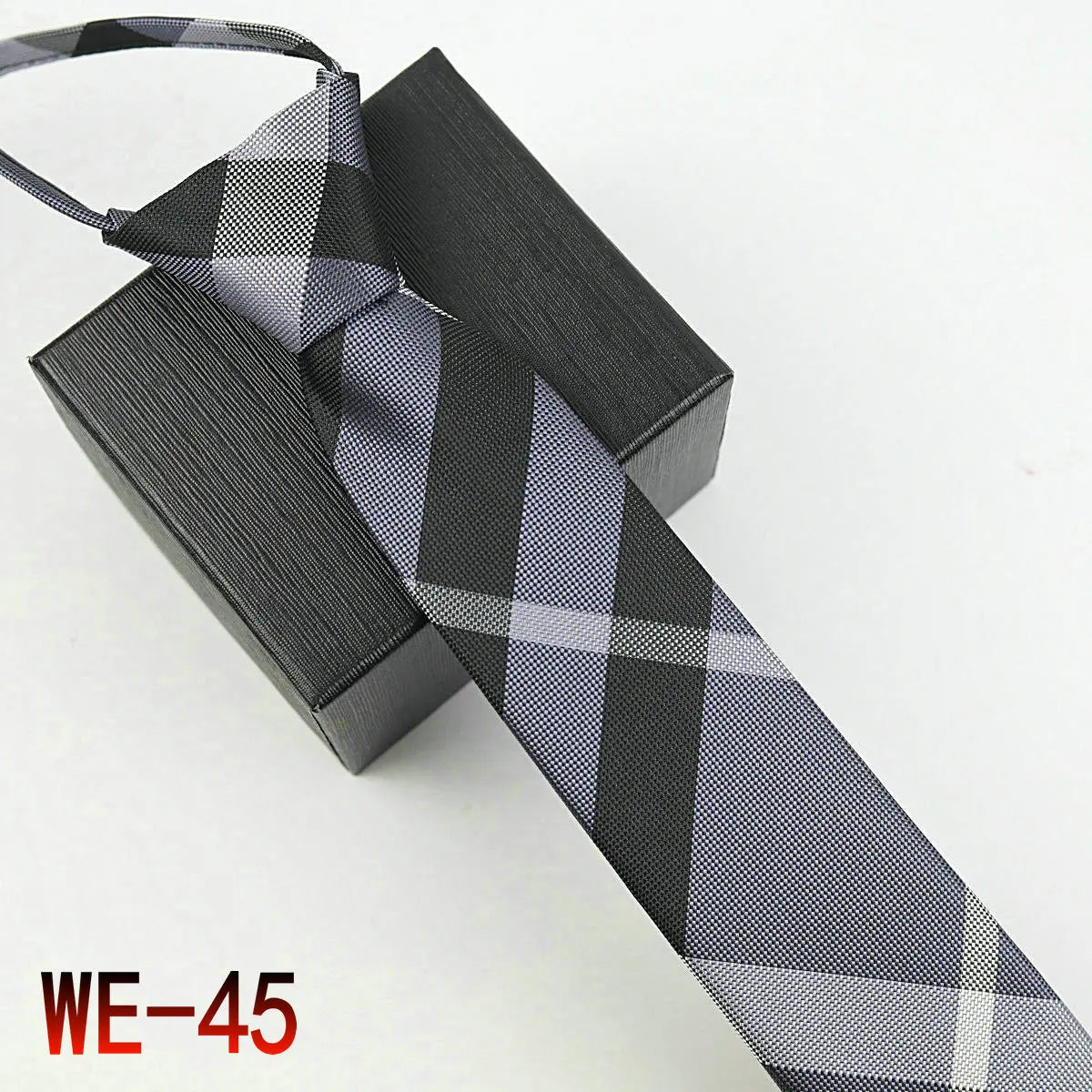 New Suit Business Zipper Tie for Man 48*7cm