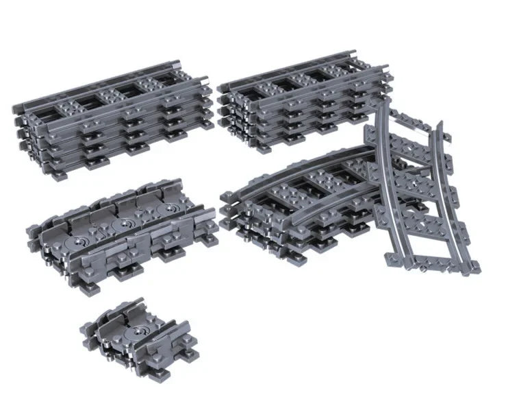 QL0314 Block Train Track Rail Bricks Soft Track