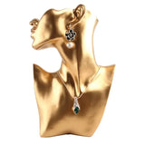 Resin Jewelry Pendant Necklace Mannequin Display Bust