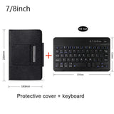 Universal Wireless Bluetooth Keyboard with Leather Case Stand