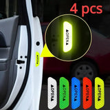 4PCSset Car Door Stickers Universal Safety Warning Mark