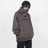 Japanese Streetwear Letter Embroidered Ninja Hoodies For Men