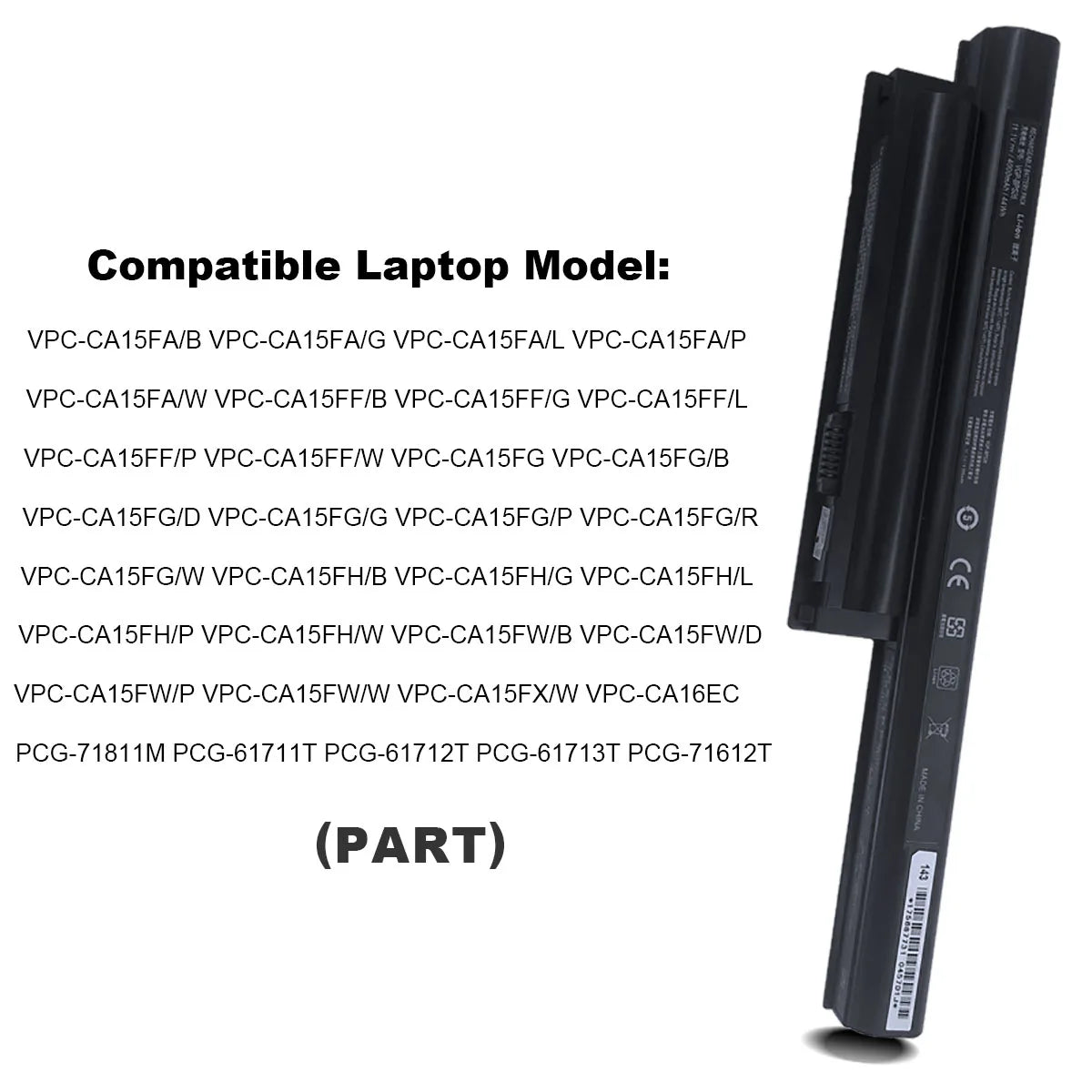 BPS26 Laptop Battery for Sony Vaio VGP-BPL26 VGP-BPS26