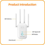 PIX-LINK AC27 1200Mbps WiFi Extender 2.4 & 5GHz