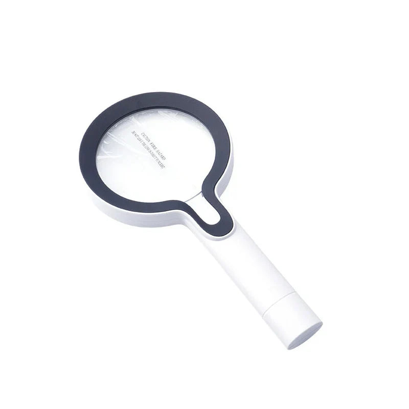 10X 25X Handheld Magnifying Glass USB Rechargeable Magnifier