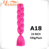 6 Pcs 24" Jumbo Synthetic Braids Hair Extensions