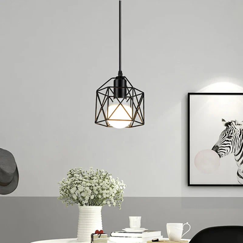 Pendant Lights E27 Hanging Lamp Iron Body Indoor