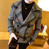 2023 Spring New Men's Slim Suit Coat British