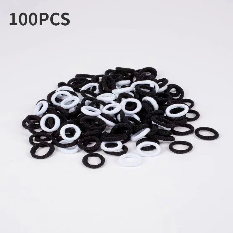 100Pcs/Lot Sweet Hair Band Girls Hair Ties Bows