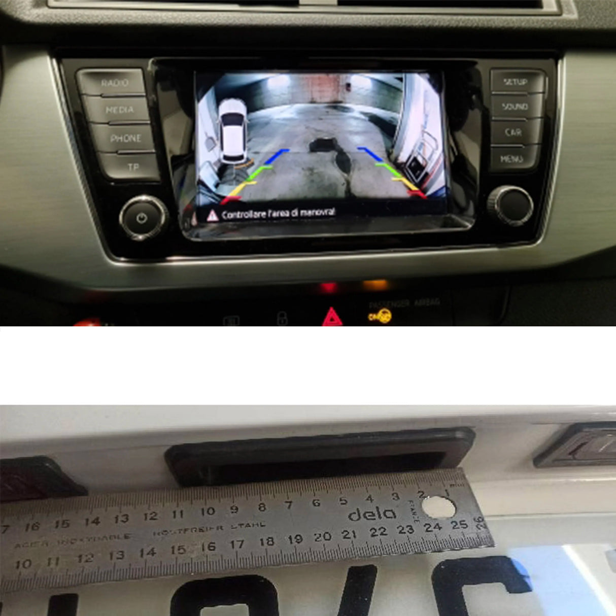 VKAUTO Car Camera For Skoda Fabia 2016 2017