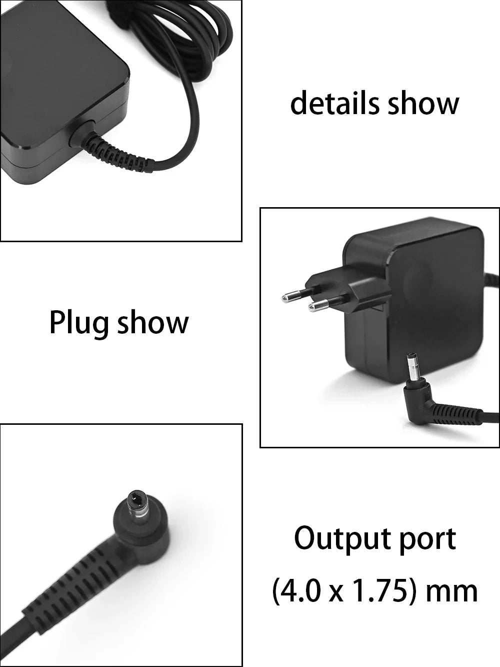 20V 2.25A 45W 4.0*1.7mm Laptop Power Adapter For