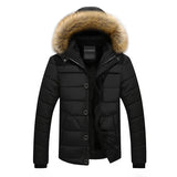 Winter New Men Warm Cotton Jacket Coats Fur
