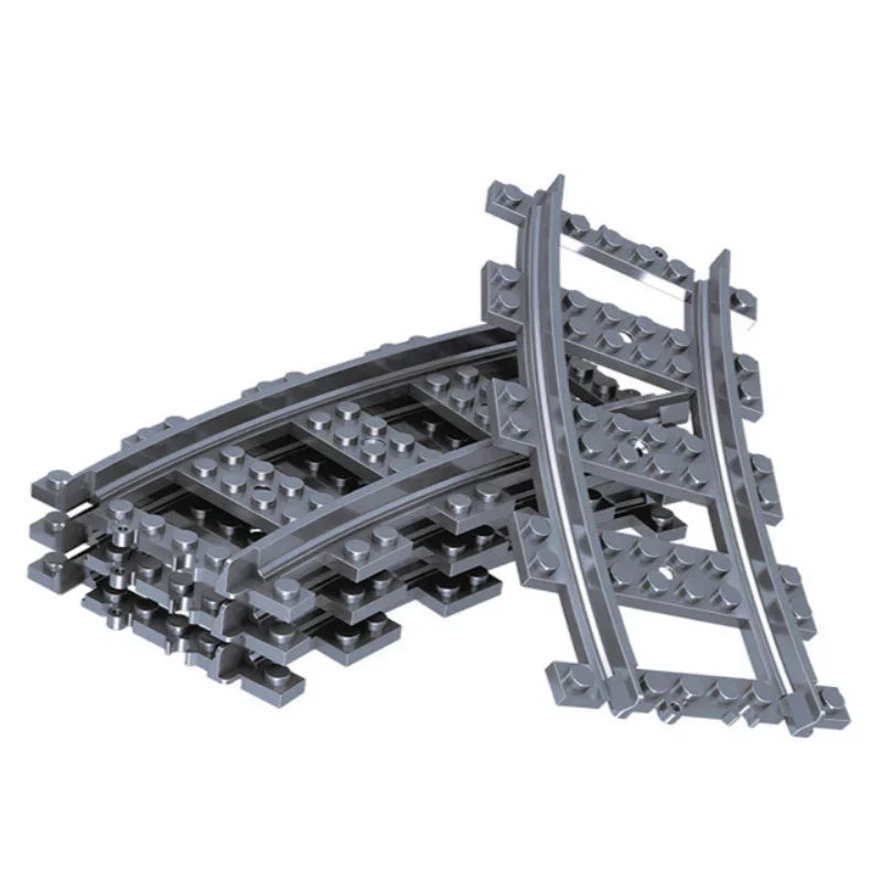 QL0314 Block Train Track Rail Bricks Soft Track