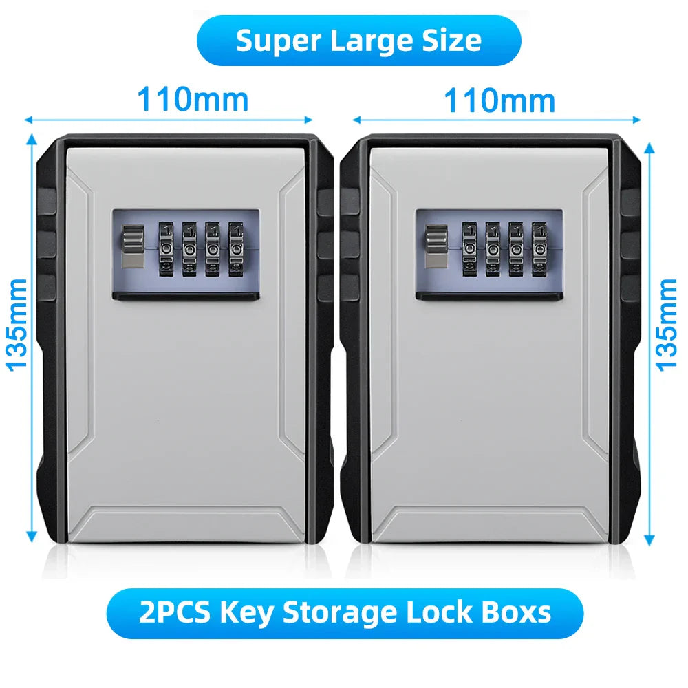 Elecpow New 4 Digits Password Key Box Metal