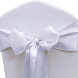 10/50pcs Satin Chair Bow Sashes Wholesale Wedding Chair