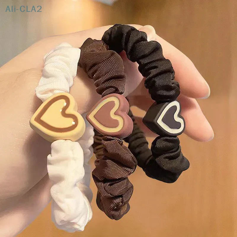 1PC New Korean Style Love Hair Ties Cute