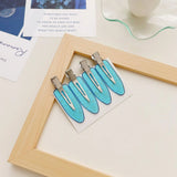 4pcs Set Teardrop Hair Clips for Girls and Babies