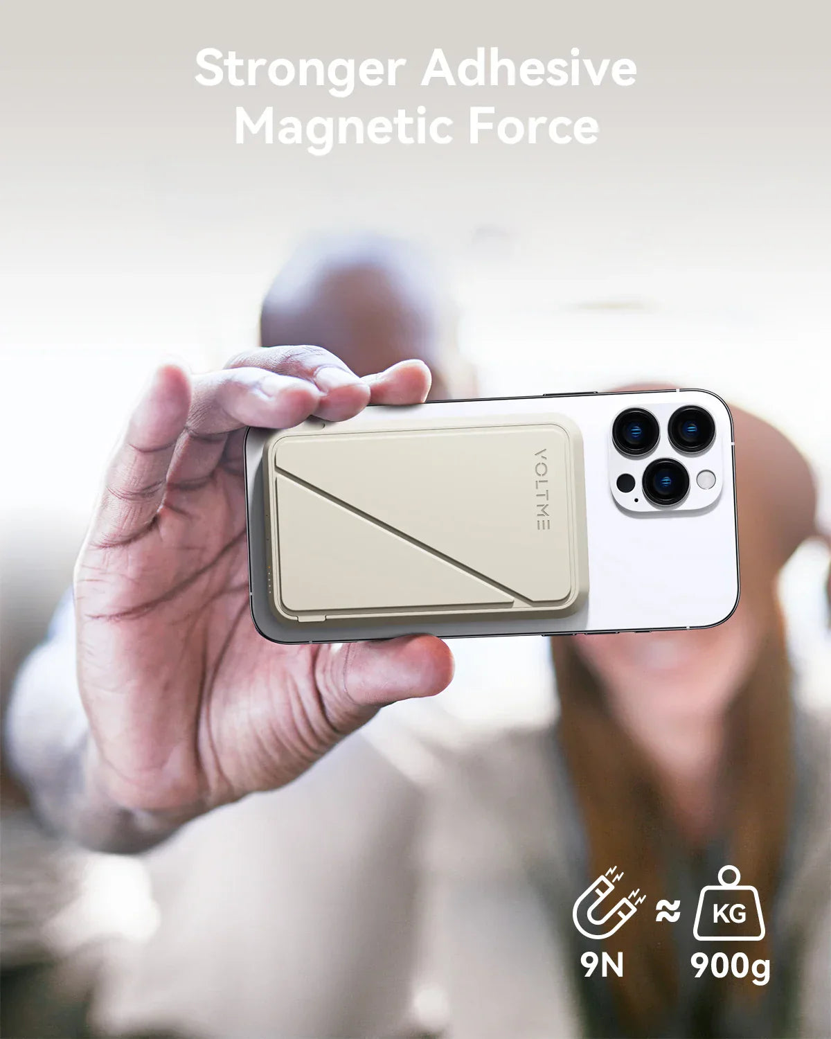 VOLTME Magpak Power Bank 5000mAh 15W Wireless Phone