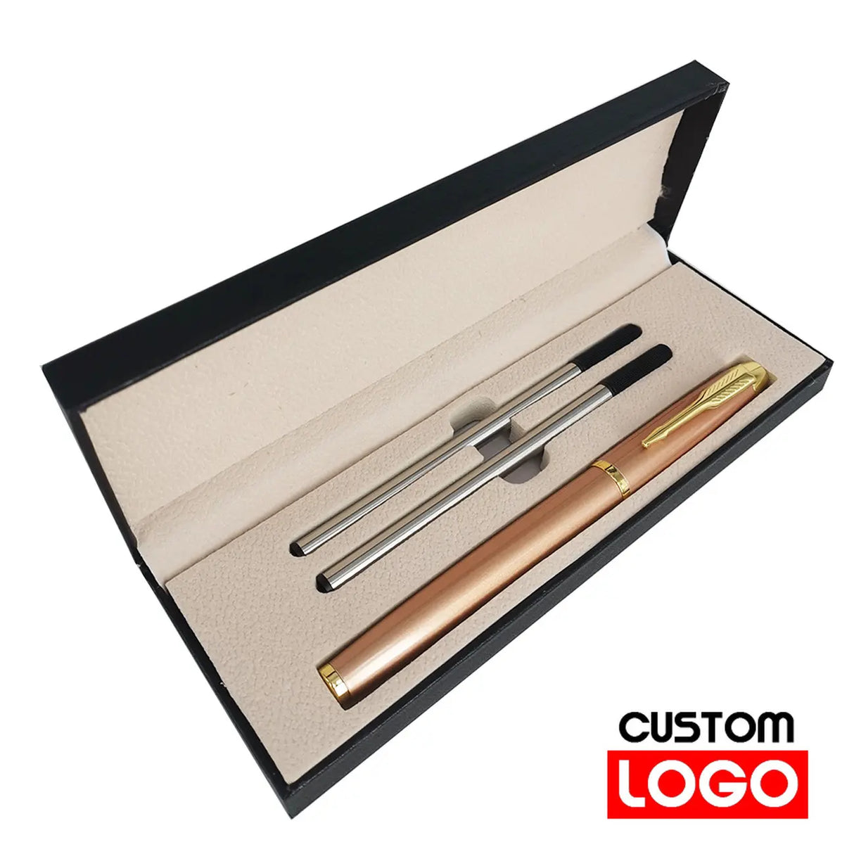 Luxury Metal Gel Pens In Gift Box Custom