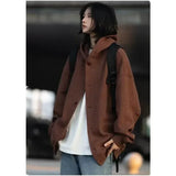 Men Sweatshirt Waffle Korea Version Jacket Loose Cardigan