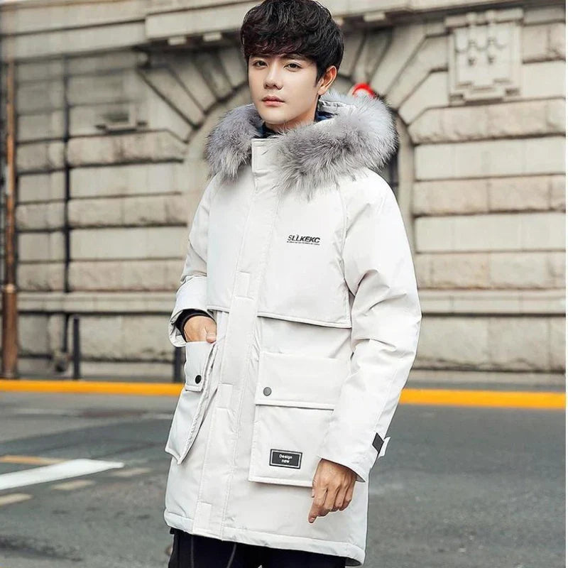 Winter New Men Fashion Down Down Cotton-Padded Jacket