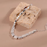 100% Solid 925 Sterling Silver Hiphop Thick Square