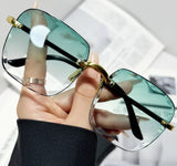 2024 New Frameless Cut Edge Sunglasses Fashion Summer