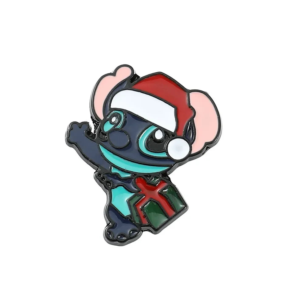 Stitch Lapel Pins for Backpack Accessories Cartoon Lilo