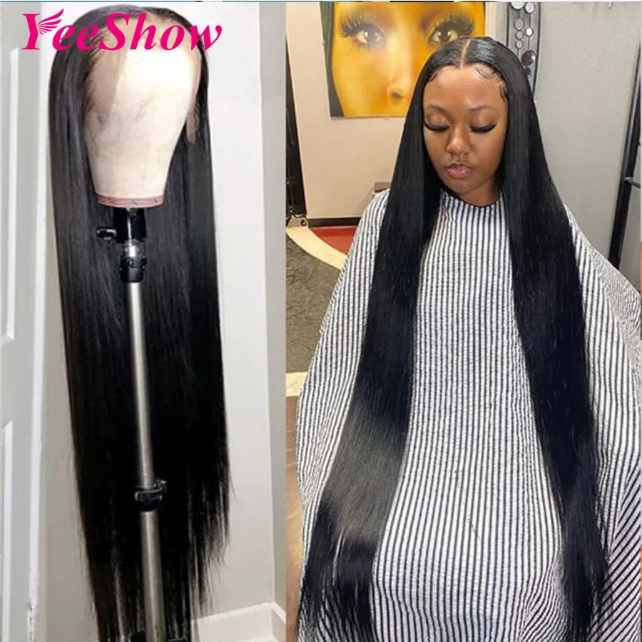 Straight Lace Front Wigs 13x6 HD Transparent Lace