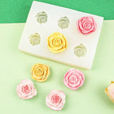 DIY Rose Silicone Mold 3D Flower Shape Cake