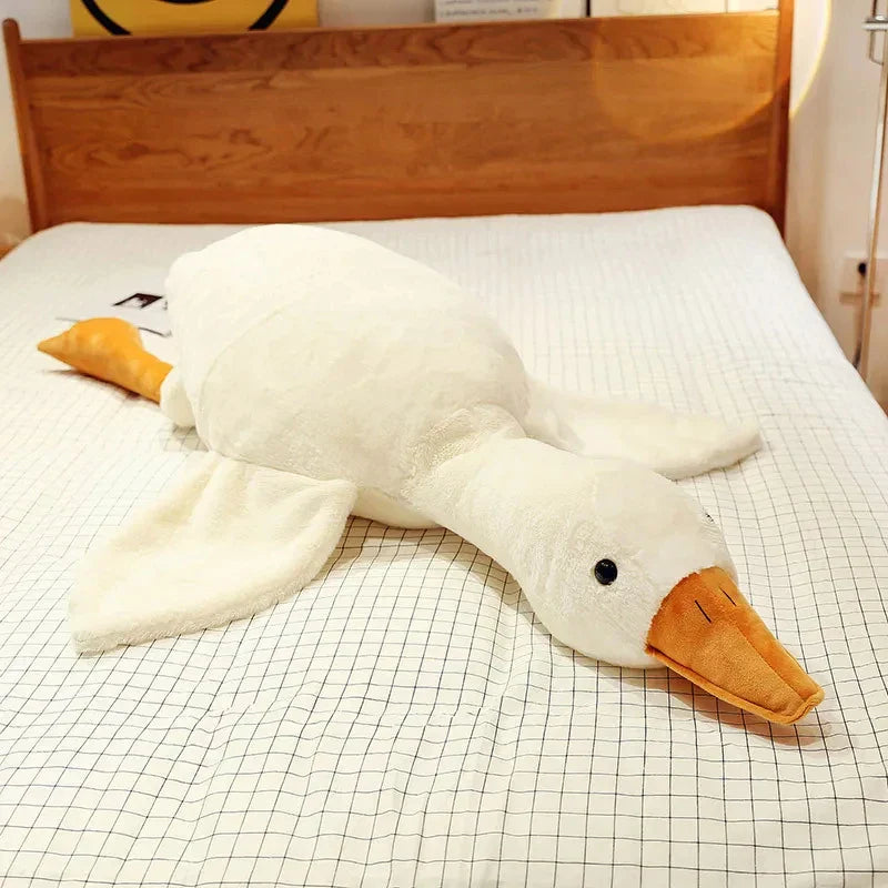 50-190cm Cute Big White Goose Plush Toys Kawaii