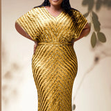 Plus Size Evening Party Dress For Women Elegant