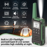 2pcs Baofeng F22 PMR446 FRS Mini Communication Radio