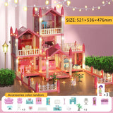 3d Assembly Diy Doll House Miniature Model Doll