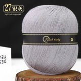 150g Solid Color Silk Cotton Yarn Soft Yarn
