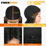 FREEDOM Synthetic Lace Front Wigs For Women Super