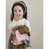 Vintage Girls Lace Shirt Spring Fall Long Sleeve