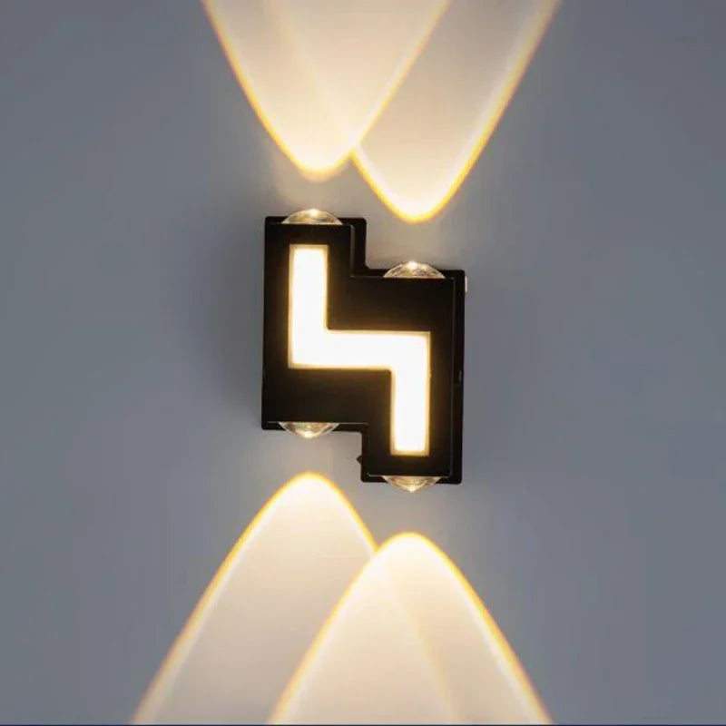 Creative Design Dual Head Luminous Porch Light Outdoor