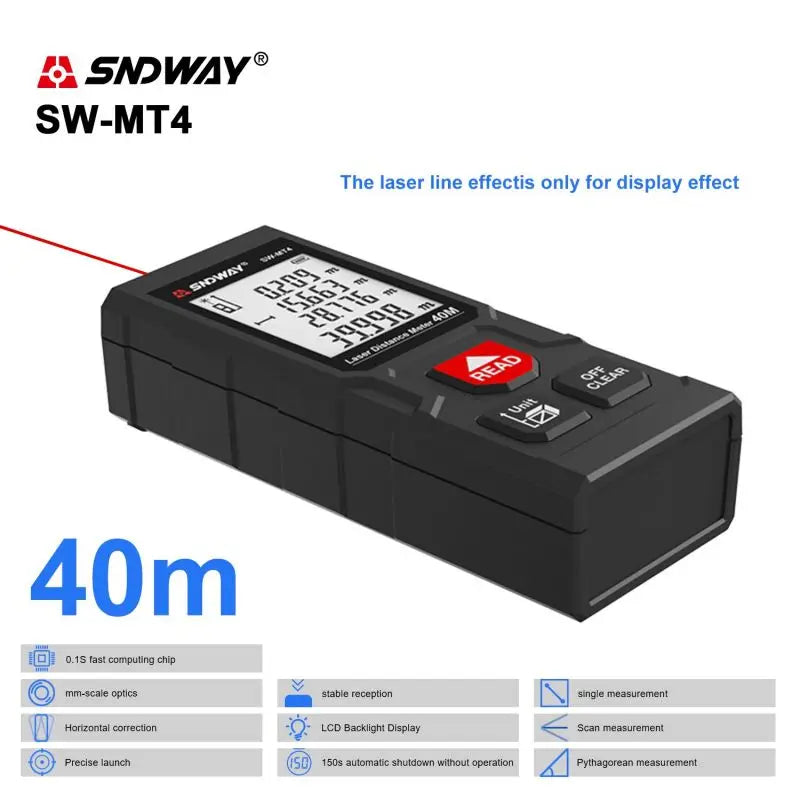 Sndway Laser Distance Meter SW MT4 MS50 MS70