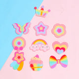 Cartoon rainbow love butterfly acrylic sheet diy cream