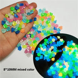 300/500 Pcs Garden Decoration Pebbles Luminous Stone Glow