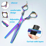 Colorful Hairdressing Scissors Set, Hair Cutting Scissors, Hair