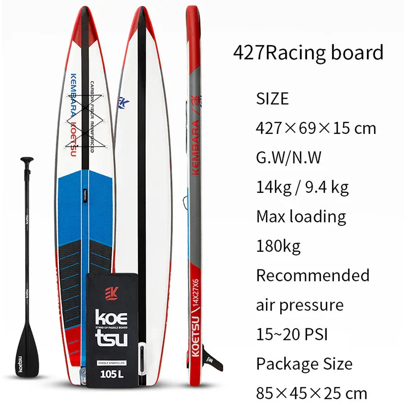 KOETSU Kayak Racing Carbon Board Paddle Surf Stand