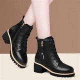 Women Shoes Boots Ankle 2022 New Autumn British