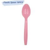Flamingo Tableware for Birthday Decoration,Knife,Fork and Spoon,Dinner Set,Disposable