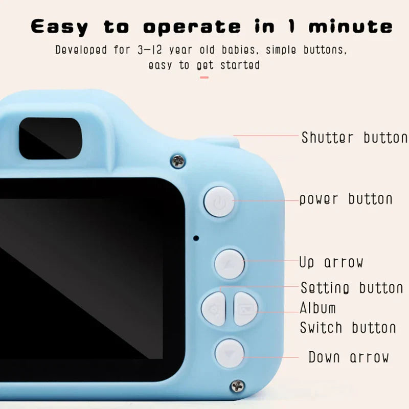 Children Camera Waterproof 1080P HD Camera Video Toys
